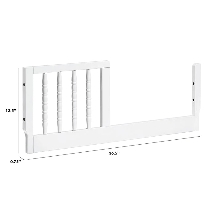 M7399W,The MDB Family,Jenny Lind Mini Toddler Bed Conversion kit in White