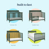 M9301FRGR,DaVinci,Grove 4-in-1 Convertible Crib in Forest Green