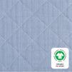 T29637DP,Babyletto,Dewdrop Quilted Muslin Changing Pad Cover in GOTS Certified Organic Cotton