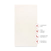 T31035IDS,Babyletto,Doodle Stars Organic Brushed Cotton Crib Sheet in Ivory with Dusty Rose Stars