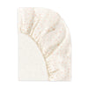 T31035IDS,Babyletto,Doodle Stars Organic Brushed Cotton Crib Sheet in Ivory with Dusty Rose Stars