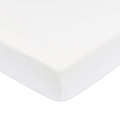 T32635BTW,Babyletto,Organic Brushed Cotton Crib Sheet in Bright White