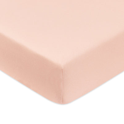 T32635DR,Babyletto,Organic Brushed Cotton Crib Sheet in Dusty Rose