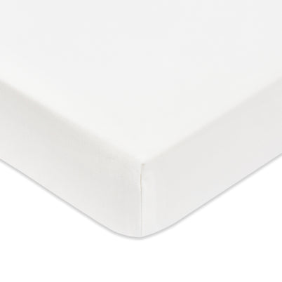 T32636BTW,Babyletto,Organic Brushed Cotton Mini Crib Sheet in Bright White