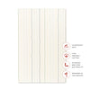 T33636ICS,Babyletto,Wonky Stripe Organic Brushed Cotton Mini CribSheet in Ivory with Cool Multi-Color Stripes