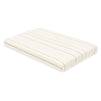 T33636ICS,Babyletto,Wonky Stripe Organic Brushed Cotton Mini CribSheet in Ivory with Cool Multi-Color Stripes