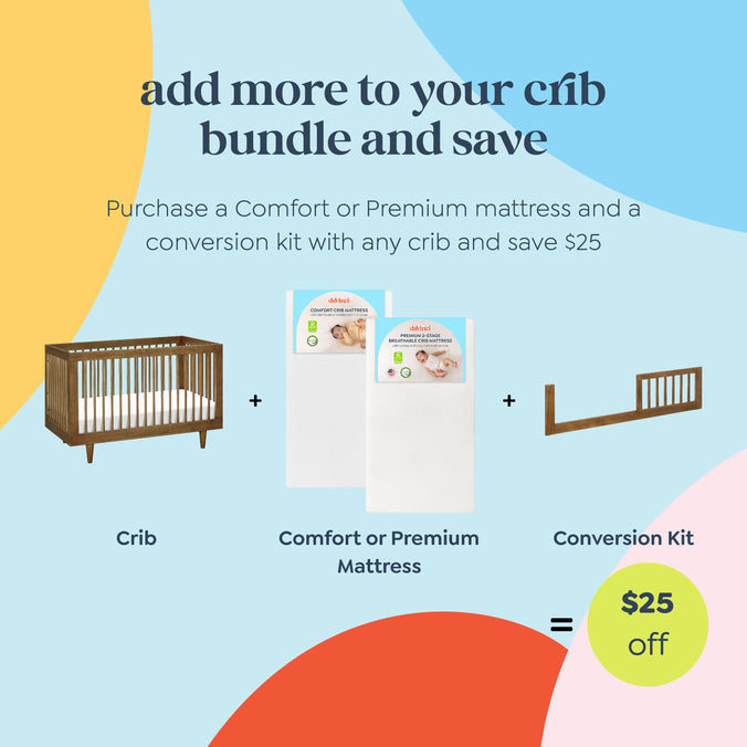 W4901L,DaVinci,Marley 3-In-1 Convertible Crib in Walnut