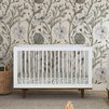 W4901WL,DaVinci,Marley 3-In-1 Convertible Crib in White Finish and Walnut Legs