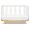 W4901WN,DaVinci,Marley 3-In-1 Convertible Crib in White Finish and Natural Legs