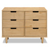 W4926HY,DaVinci,Marley 6-Drawer Double Dresser in Honey