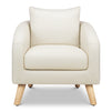 M30703VNLF,DaVinci,Nina Kids Chair in Vanilla with Light Wood Feet