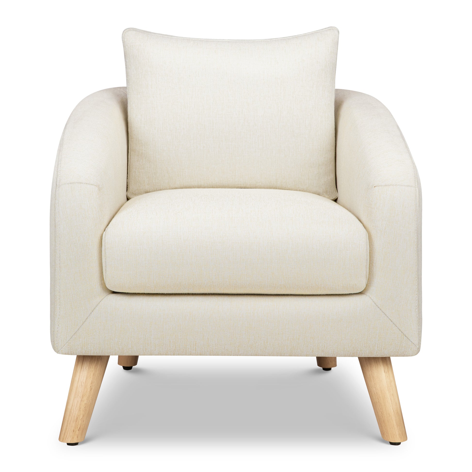 M30703VNLF,DaVinci,Nina Kids Chair in Vanilla with Light Wood Feet