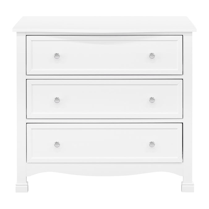 M5523W,DaVinci,Kalani 3-Drawer Dresser in White Finish