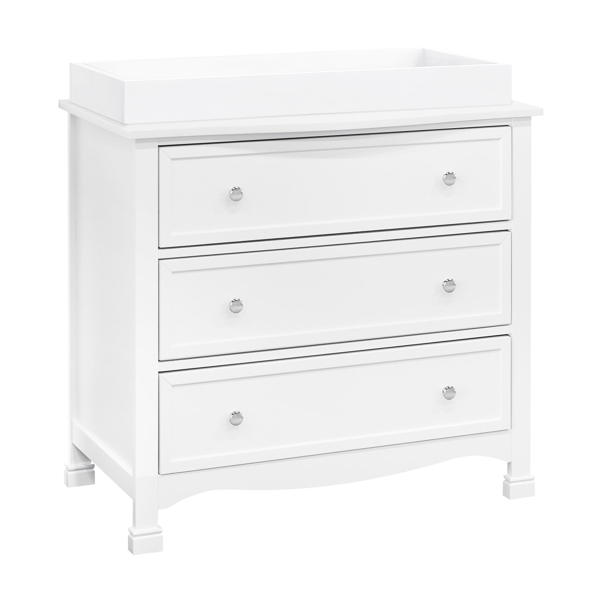 M5523W,DaVinci,Kalani 3-Drawer Dresser in White Finish