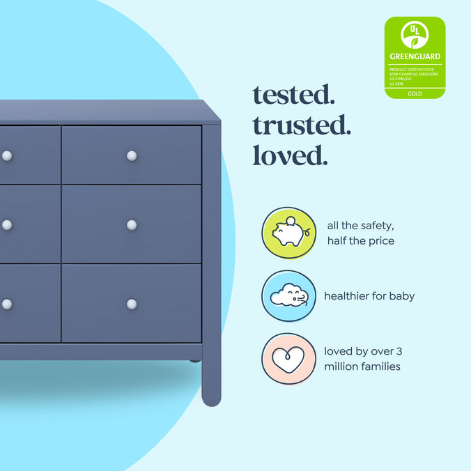 Carter's Marisol 6-Drawer Dresser DaVinci Baby Carter's Marisol 6-Drawer Dresser DaVinci Baby