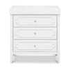 M11423W,DaVinci,Chloe Regency 3-Drawer Dresser in White