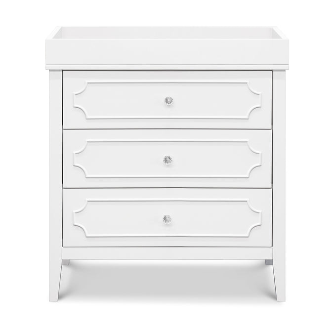 M11423W,DaVinci,Chloe Regency 3-Drawer Dresser in White