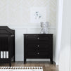 M11423E,DaVinci,Chloe Regency 3-Drawer Dresser in Ebony