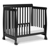 M5598E,DaVinci,Kalani 4-in-1 Convertible Mini Crib in Ebony