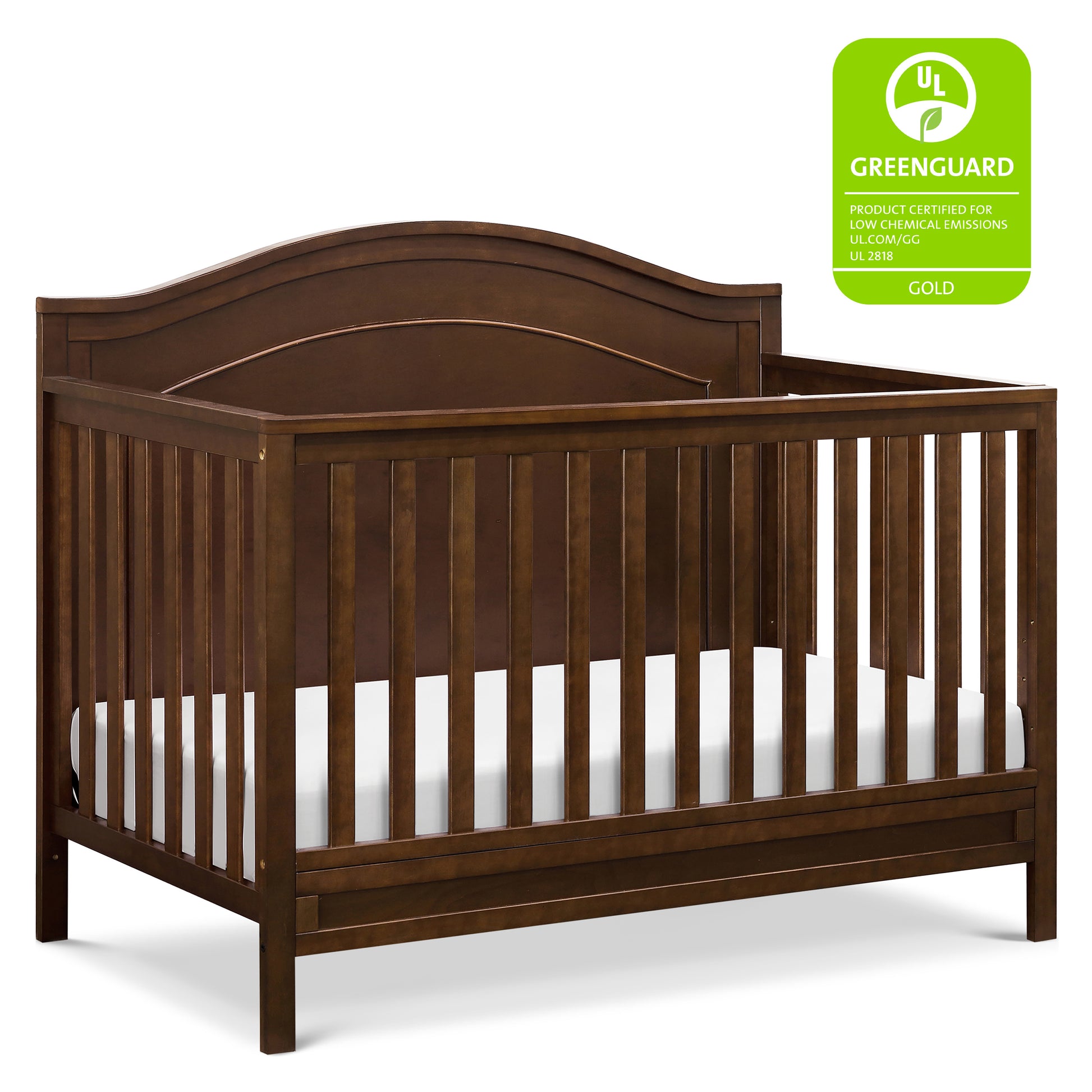 M12801Q,DaVinci,Charlie 4-in-1 Convertible Crib in Espresso