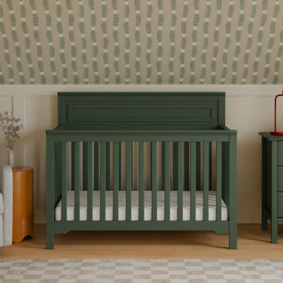 M4301FRGR,DaVinci,Autumn 4-in-1 Convertible Crib in Forest Green