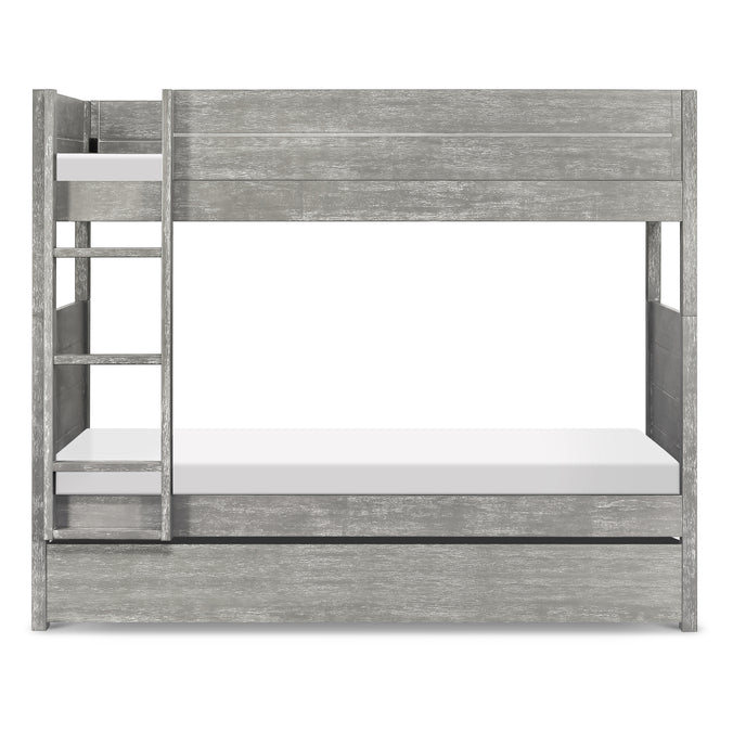 M19173CTG,The MDB Family,Universal Twin Storage Trundle Bed in Cottage Grey