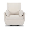 M24587WB,DaVinci,Juno Swivel Glider in Ivory Boucle