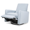 M19387PCET,DaVinci,Penny Swivel Recliner in Performance Chambray Eco-Twill