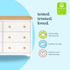 M27226RWHY,DaVinci,Shea 6-Drawer Dresser in Warm White and Honey