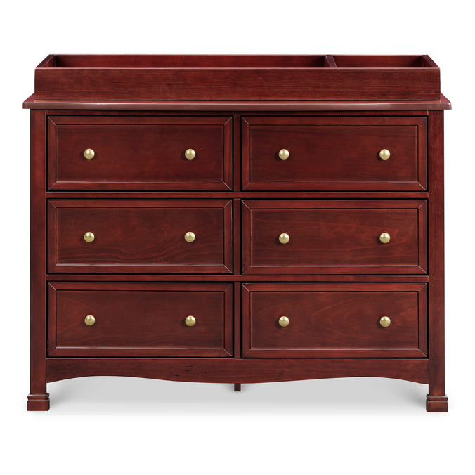 M5529C,DaVinci,Kalani 6-Drawer Double Wide Dresser in Rich Cherry