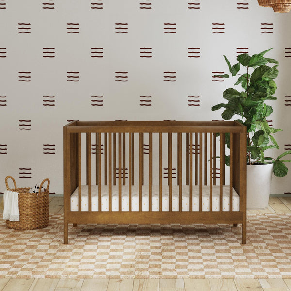 M25101L,Birdie 3-in-1 Convertible Crib in Walnut