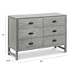 M13516CTG,DaVinci,Fairway 6-Drawer Double Dresser in Cottage Grey