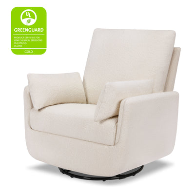 M24587WB,Juno Swivel Glider in Ivory Boucle