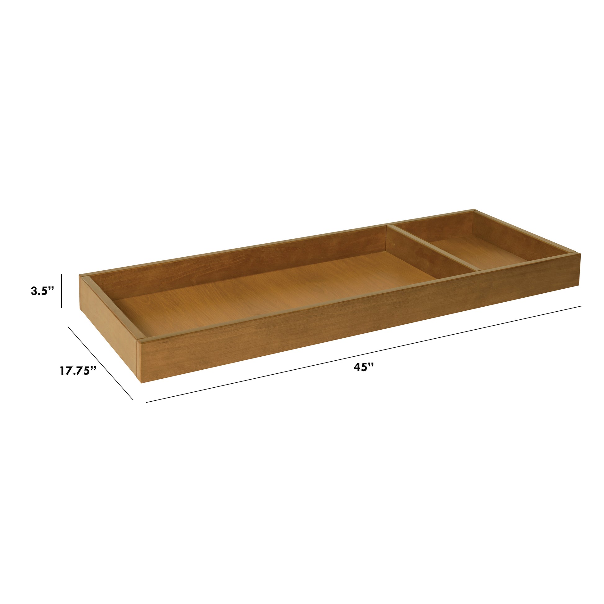 M0619CT,The MDB Family,Universal Wide Removable Changing Tray in Chestnut Finish