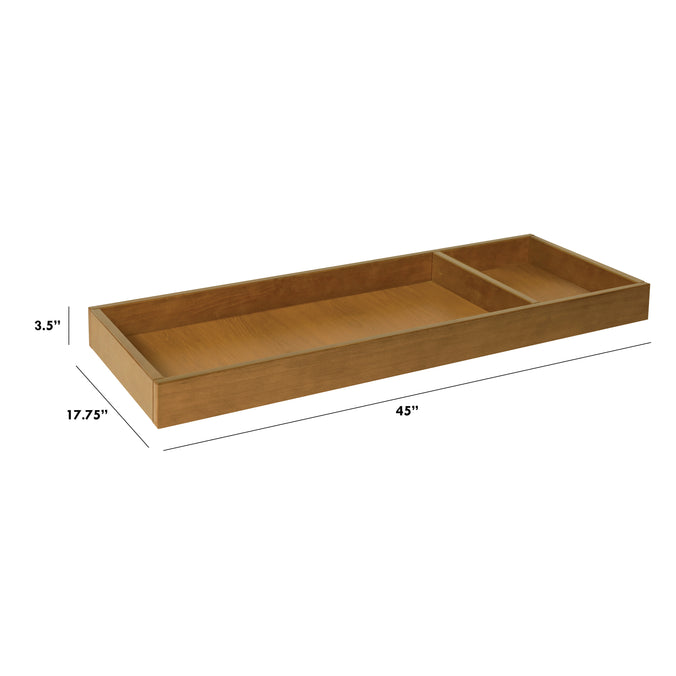 M0619CT,The MDB Family,Universal Wide Removable Changing Tray in Chestnut Finish