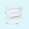 M0302WP,DaVinci,Jenny Lind Changing Table in White Finish