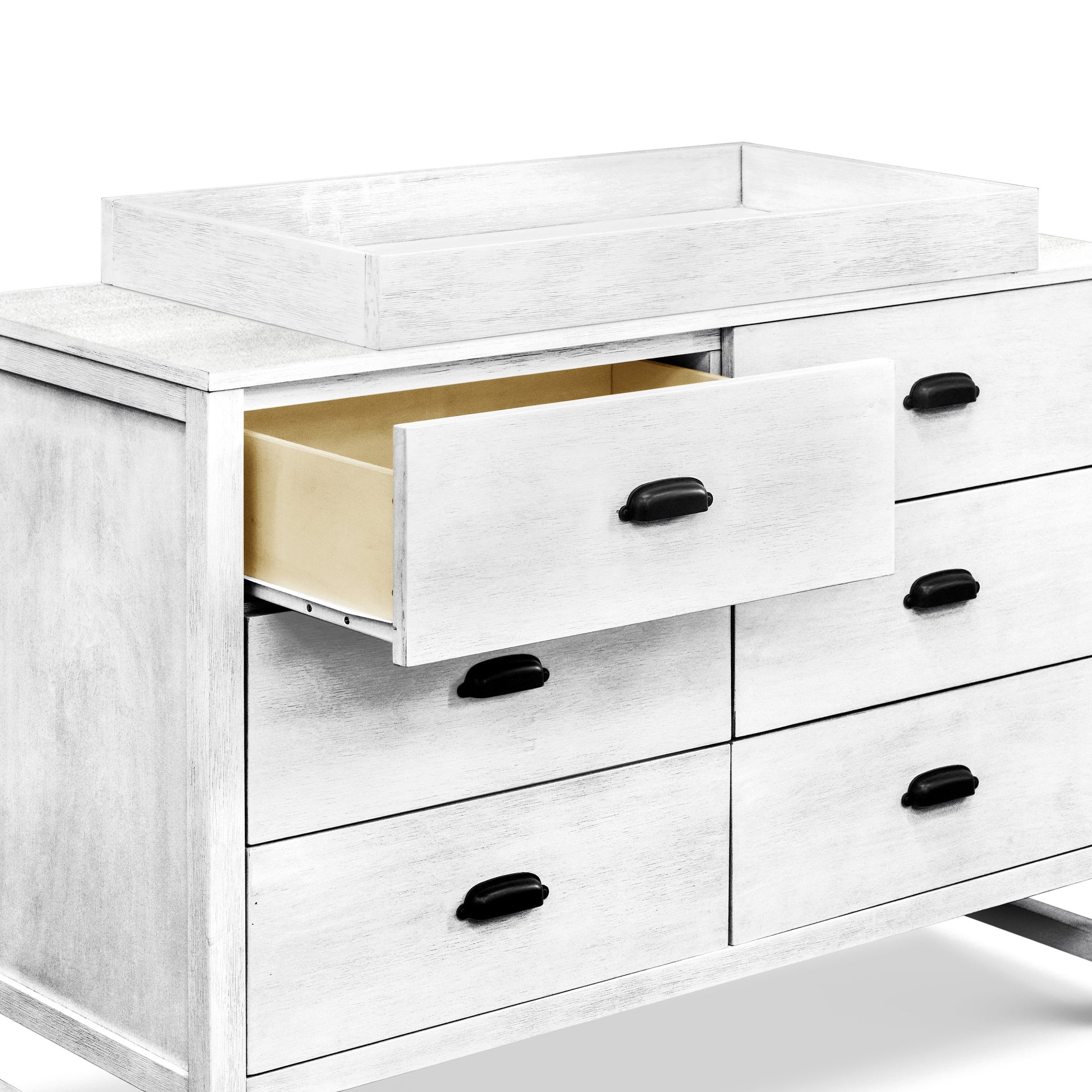 M13516CGW,DaVinci,Fairway 6-Drawer Double Dresser in Cottage White