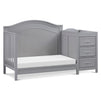 M12891G,DaVinci,Charlie 4-in-1 Convertible Crib & Changer in Grey