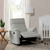 M24387FTG,DaVinci,Suzy Swivel Recliner in Frost Grey