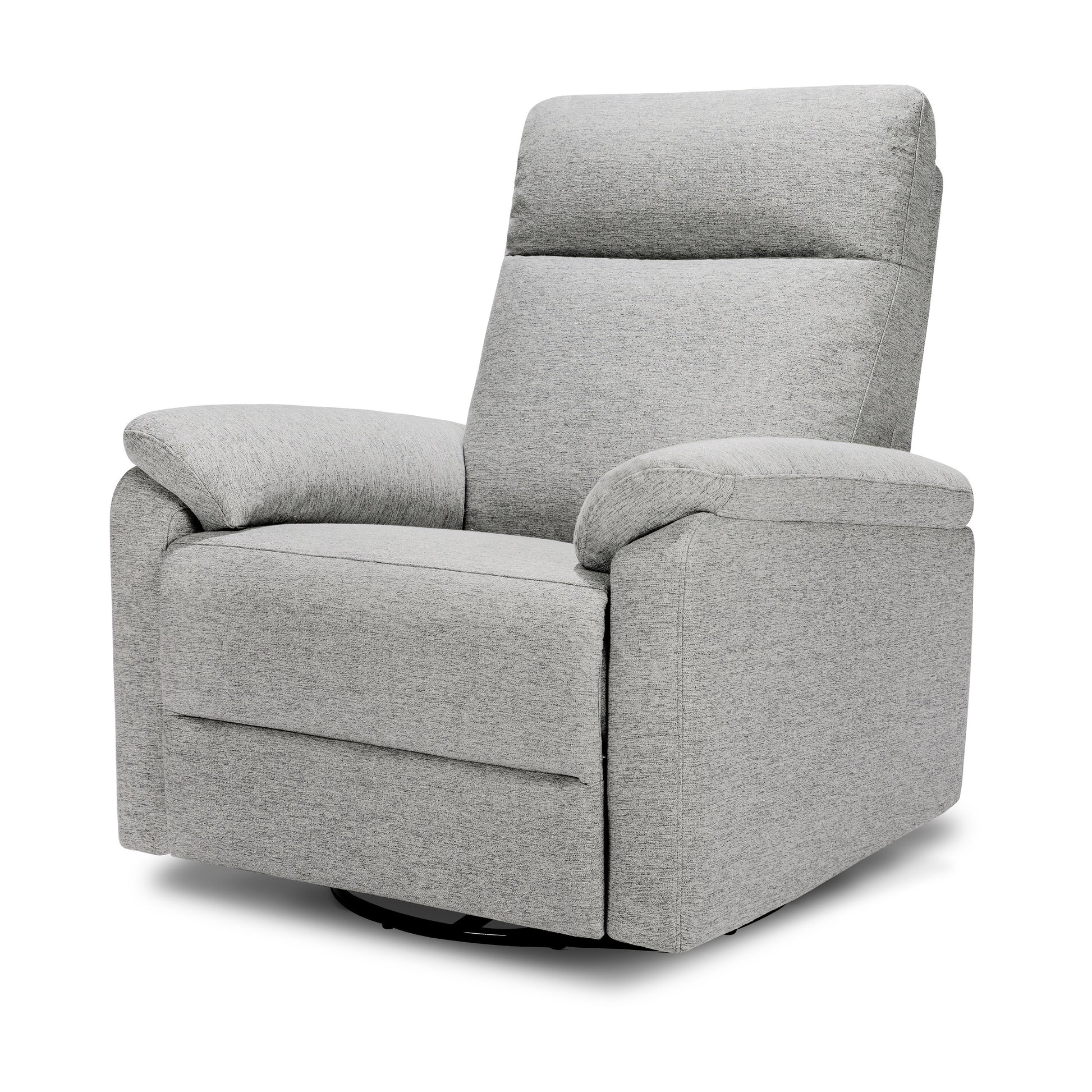 M24388FTG,DaVinci,Suzy Electronic Swivel Recliner in Frost Grey