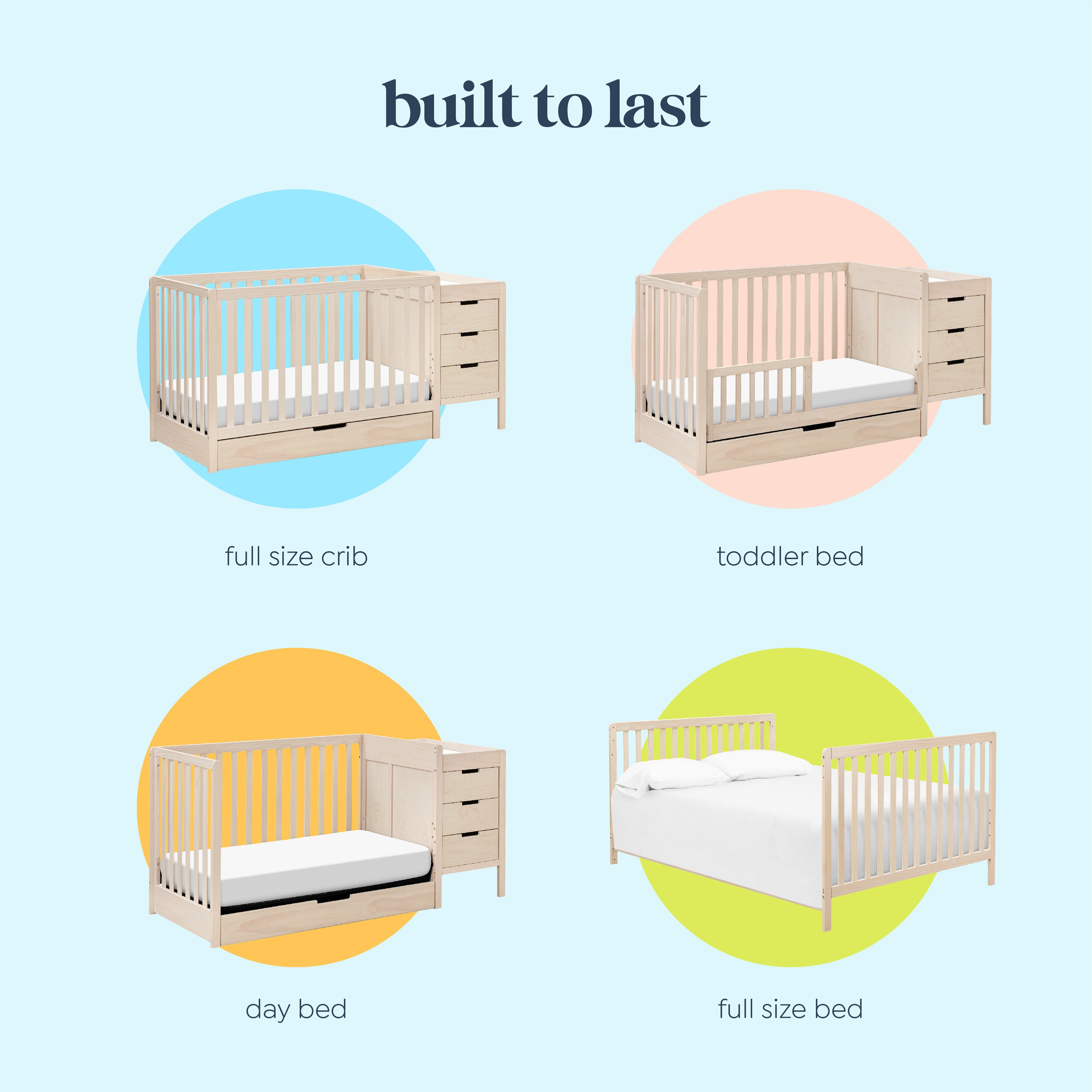 Cot bed combo best sale