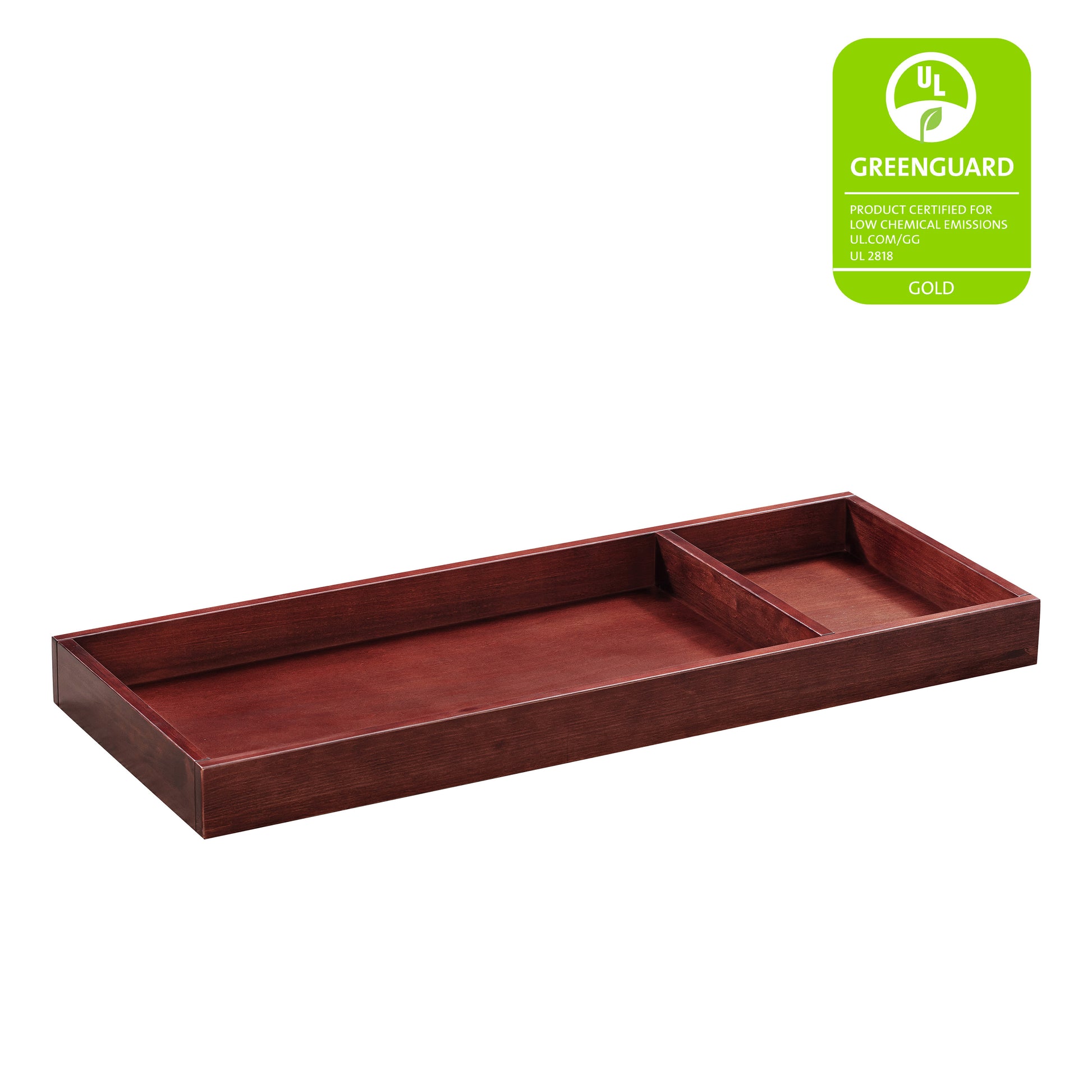 M0619C,Universal Wide Removable Changing Tray in Rich Cherry