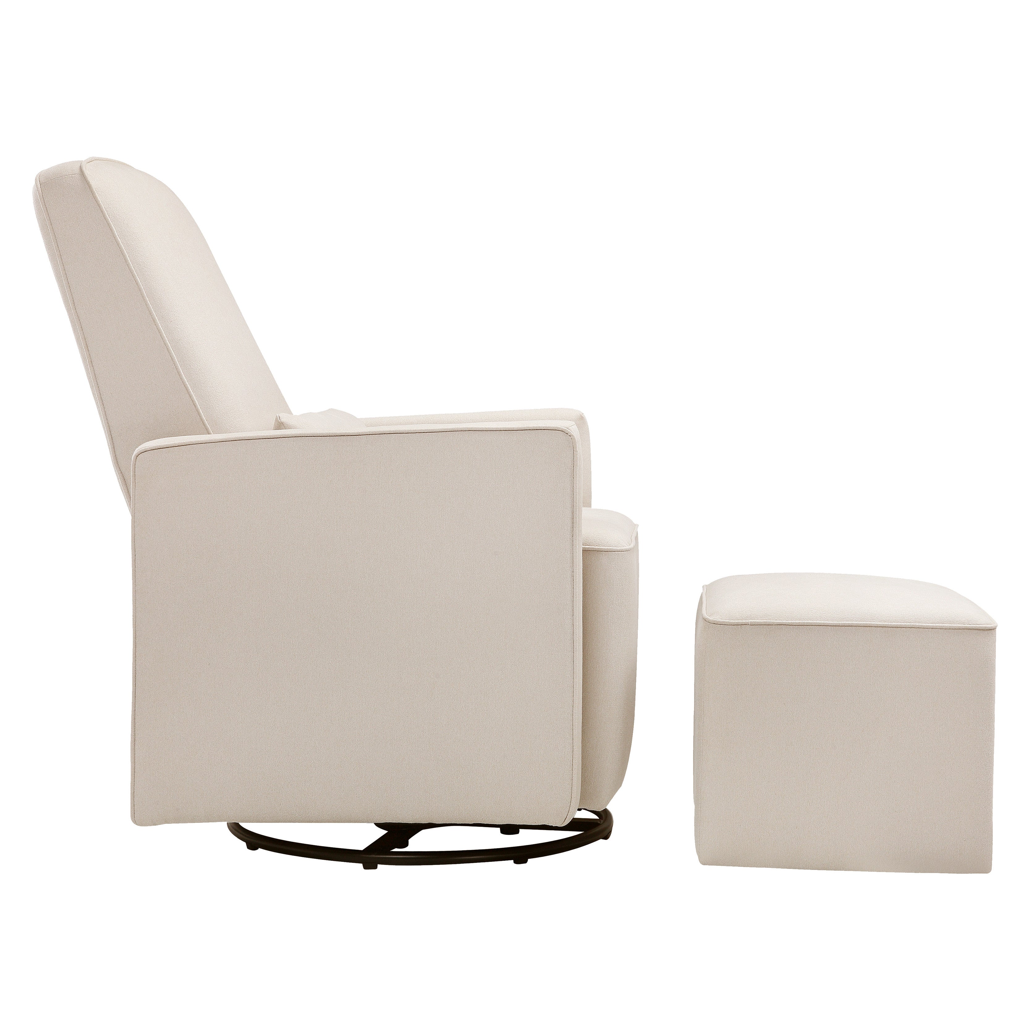 Davinci olive glider and ottoman dark grey online