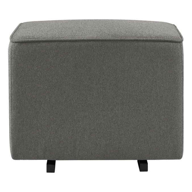 M13985GY,DaVinci,Davinci Universal Gliding Ottoman in Dark Grey Finish