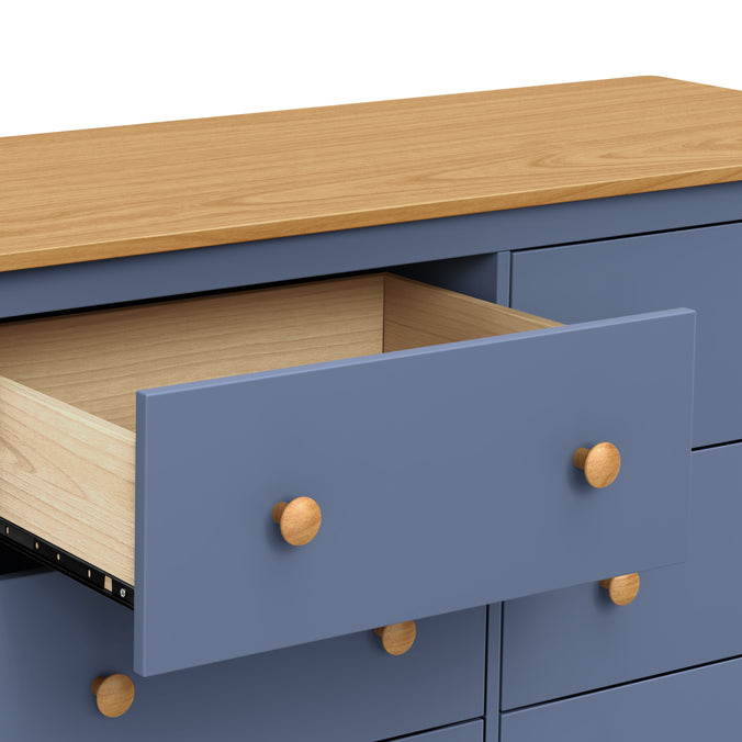 M27226CVBHY,DaVinci,Shea 6-Drawer Dresser in Cove Blue and Honey