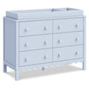 M27826PB,Sammy Scallop 6-Drawer Dresser in Powder Blue