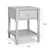 M7360GG,Jenny Lind Spindle Nightstand in Fog Grey