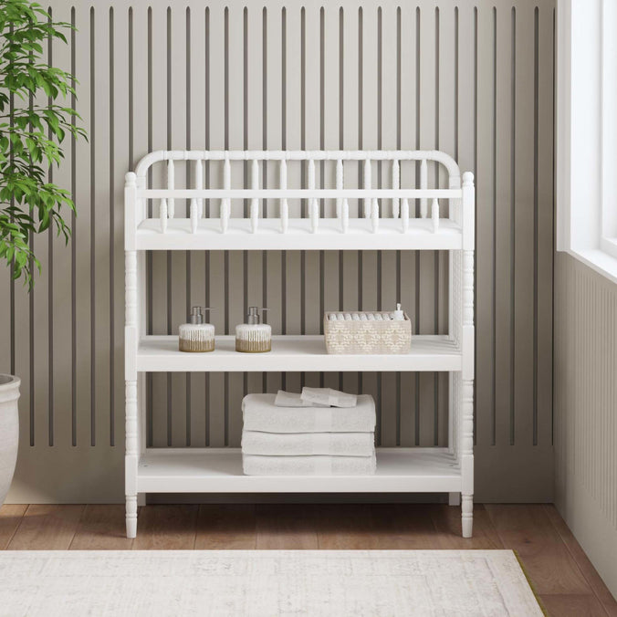 M0302WP,DaVinci,Jenny Lind Changing Table in White Finish