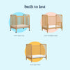 M7398HY,DaVinci,Jenny Lind 3-in-1 Convertible Mini Crib in Honey