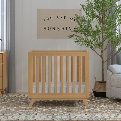 Otto 3-in-1 Convertible Mini Crib with 4